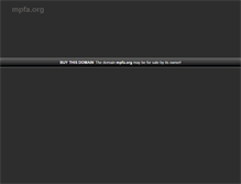 Tablet Screenshot of mpfa.org